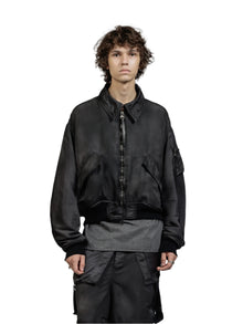 The Viridi-Anne Nylon Object Dyed Bomber Jacket