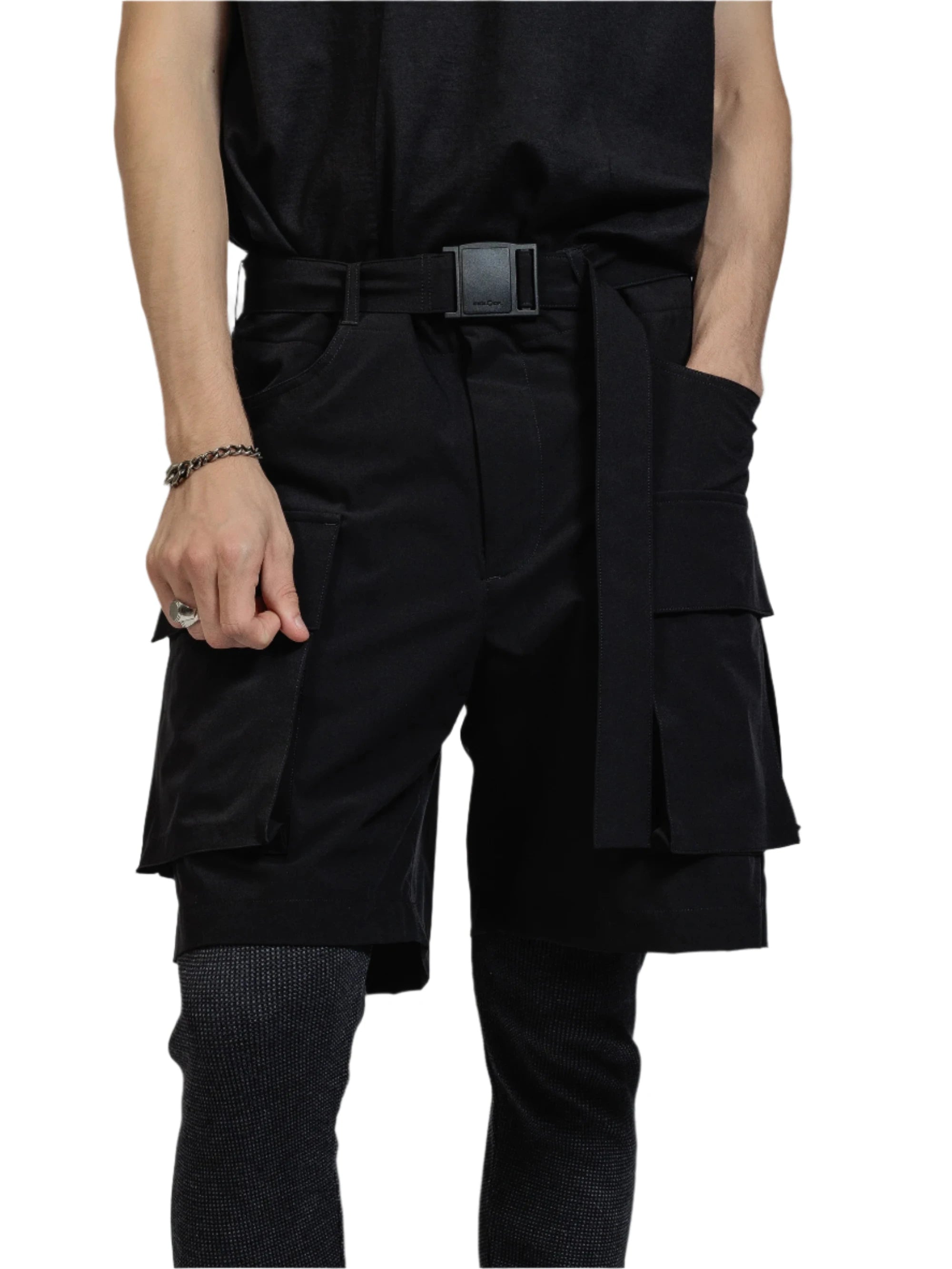 The Viridi-Anne Water Repellant Stretch Shorts Black