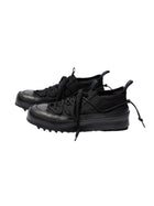 The Viridi-Anne Double Lace-up Shark Sneakers Black