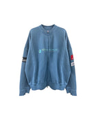 Martine Rose ZIP UP Crew Blue Agean