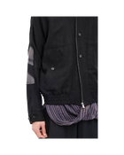 Jiyong Kim Sun-Bleached Double Front Jacket Black