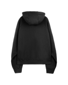 Jiyong Kim Asymmetric Zip-Up Hoodie Black