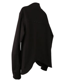 ænrmòus Curly turtleneck Jacket Black