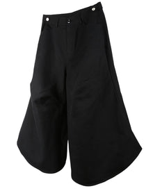 ænrmòus Over Knee Shorts Black