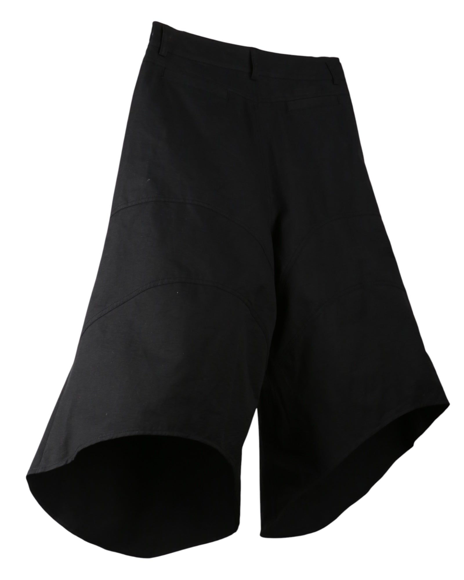 ænrmòus Over Knee Shorts Black