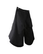 ænrmòus Over Knee Shorts Black