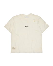 Song For The Mute x Birkenstock 'The Artist' Aged T-Shirt White Dirty Wash