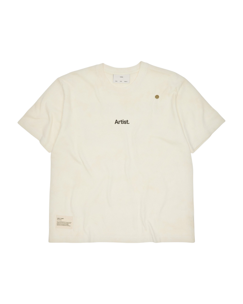 Song For The Mute x Birkenstock 'The Artist' Aged T-Shirt White Dirty Wash