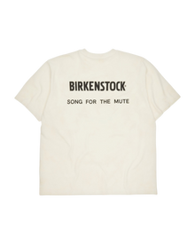 Song For The Mute x Birkenstock 'The Artist' Aged T-Shirt White Dirty Wash