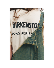 Song For The Mute x Birkenstock 'The Artist' Aged T-Shirt White Dirty Wash