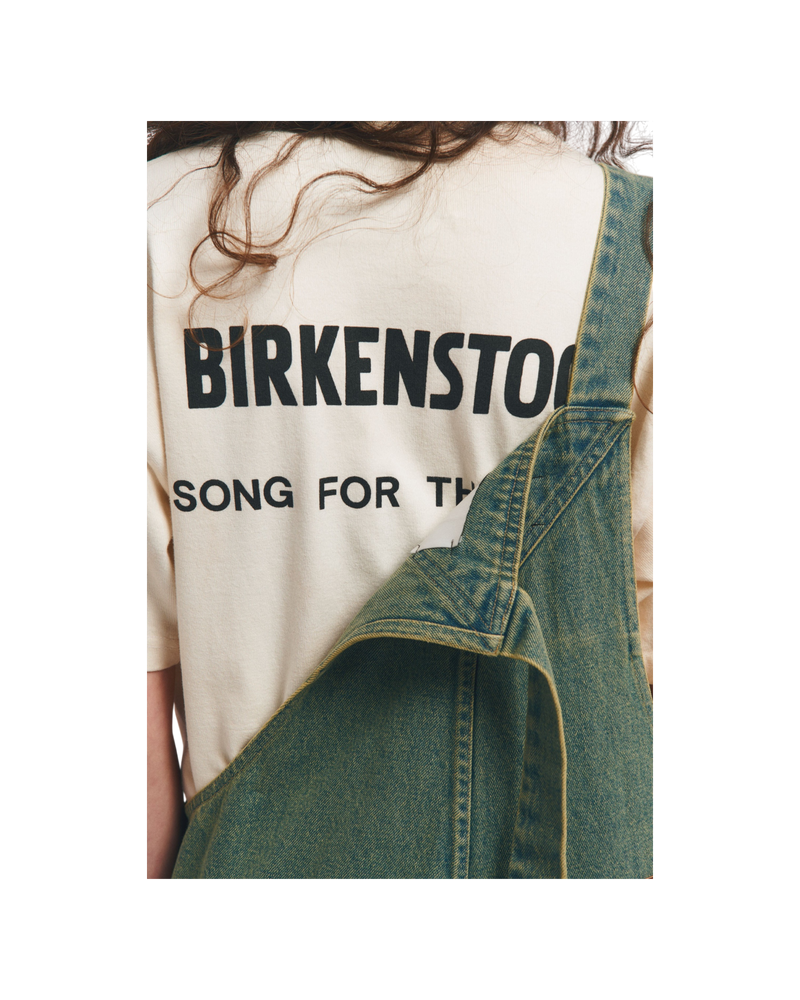 Song For The Mute x Birkenstock 'The Artist' Aged T-Shirt White Dirty Wash