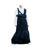 Enfold Asymmetric Jumper Dress Black