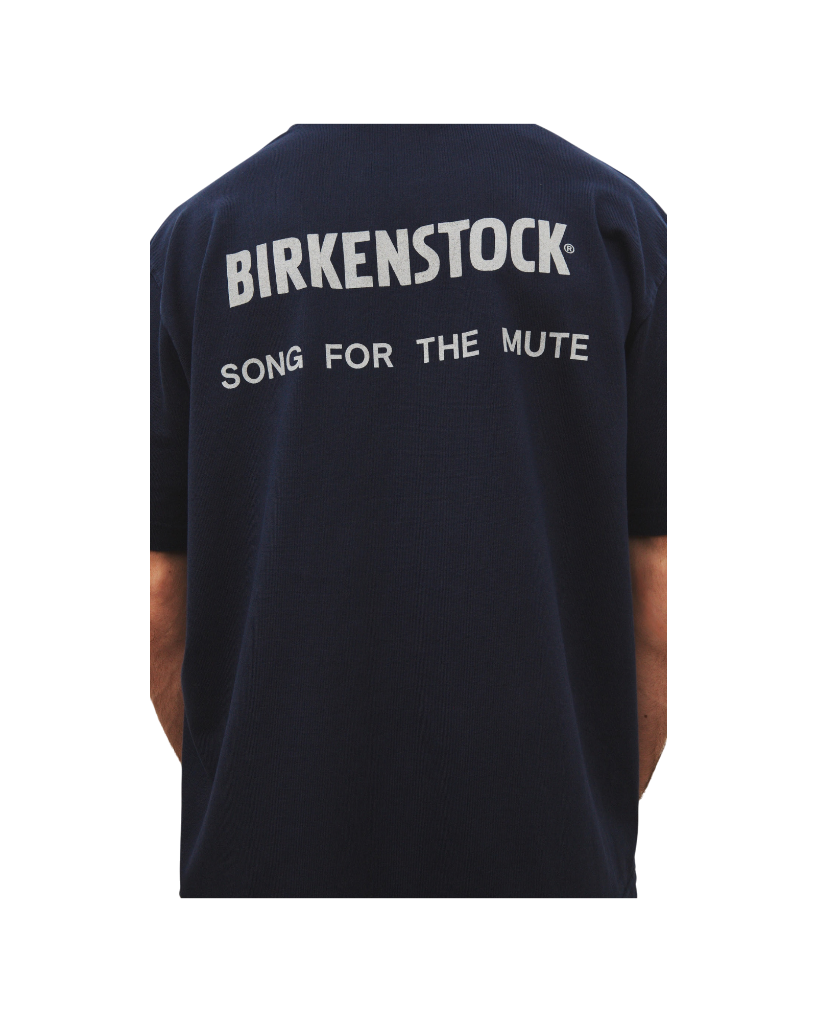 Song For The Mute x Birkenstock 'The Collector' Classic T-Shirt Overdyed Navy