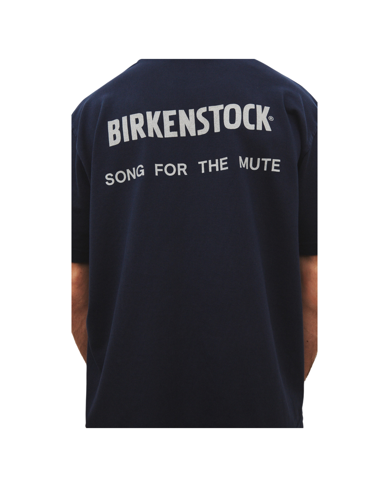 Song For The Mute x Birkenstock 'The Collector' Classic T-Shirt Overdyed Navy