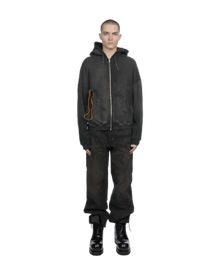 Alexander Digenova Rubber Band Hoodie Intage Black