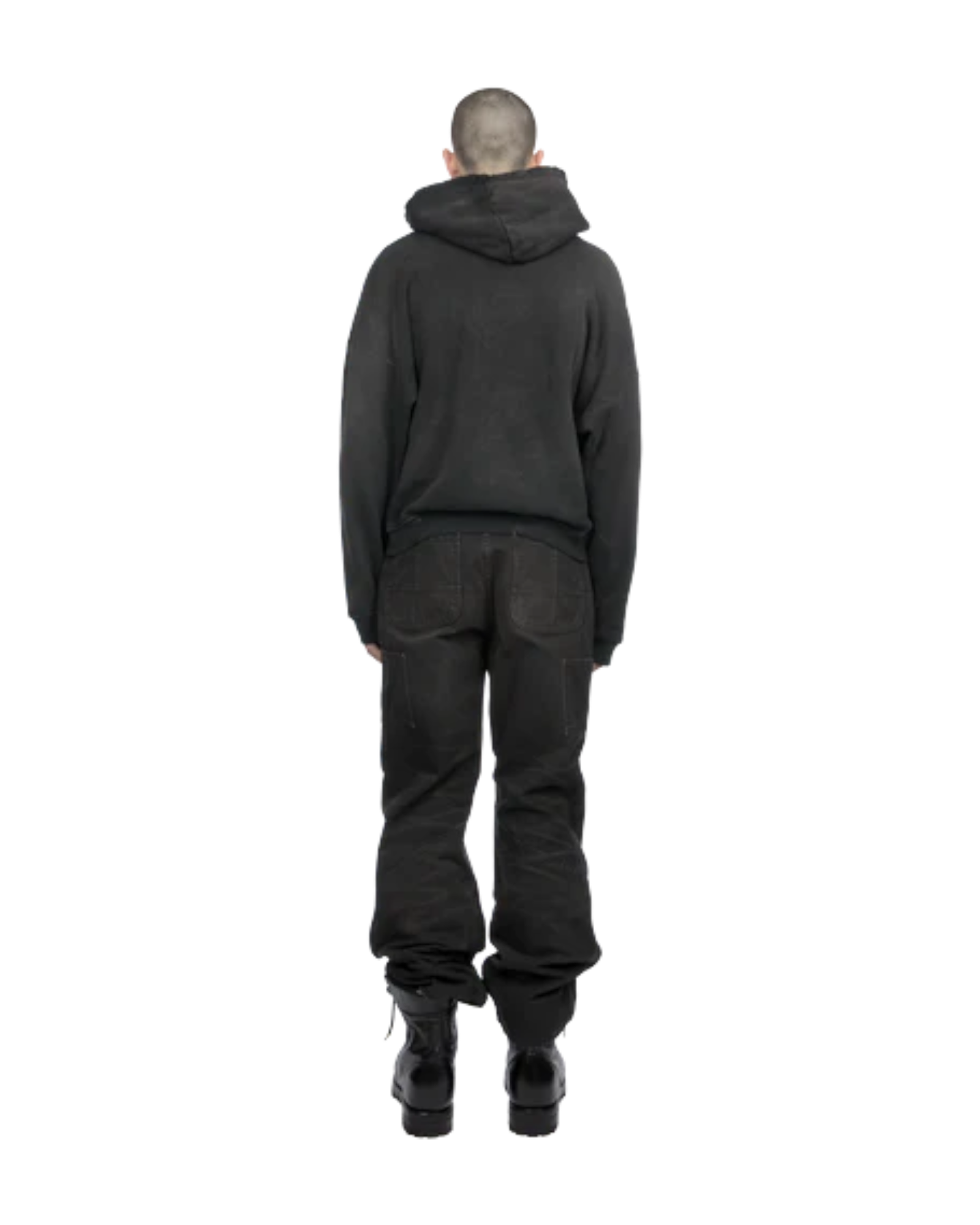 Alexander Digenova Rubber Band Hoodie Intage Black