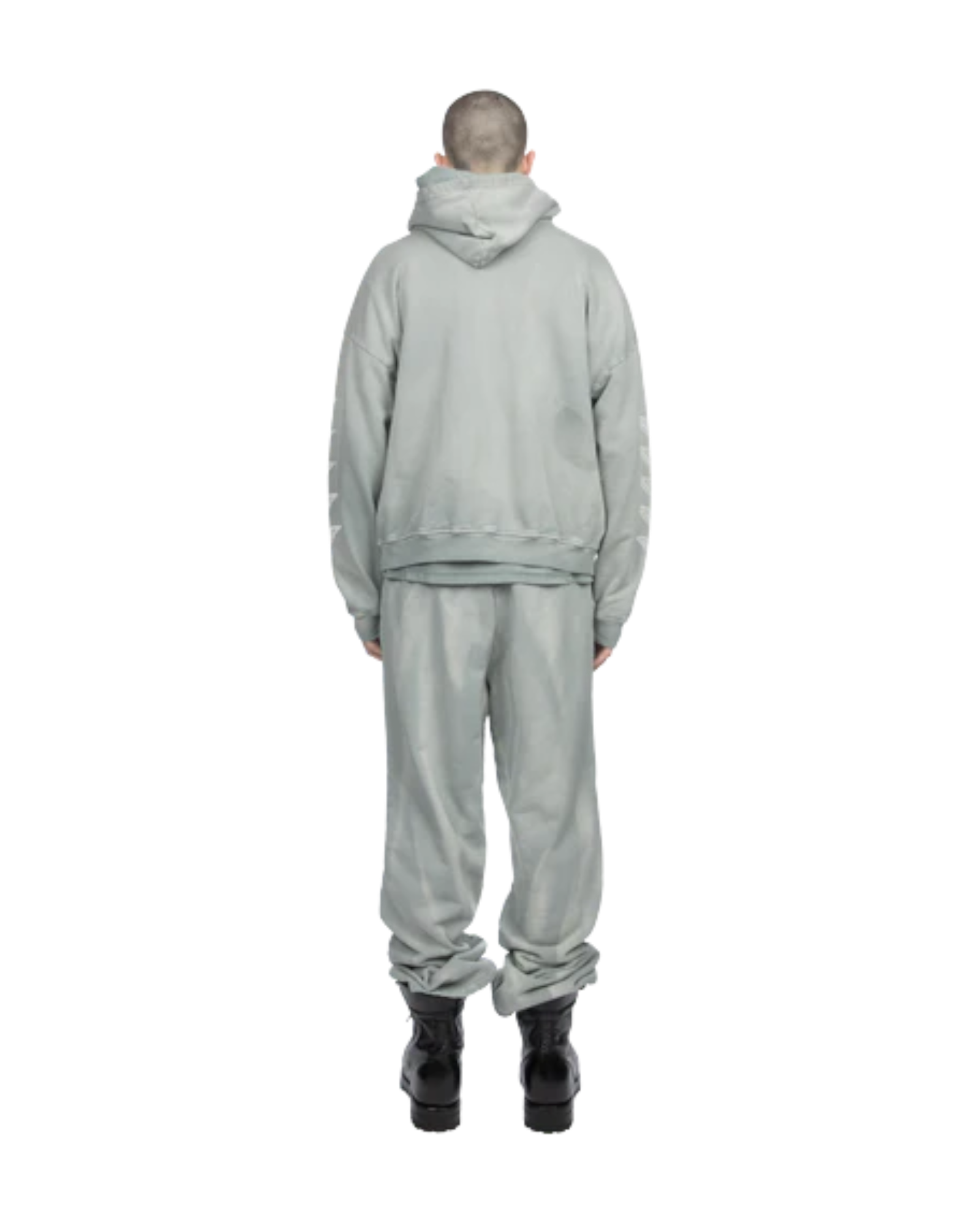 Alexander Digenova Logo Hoodie Thrashed Sky Blue