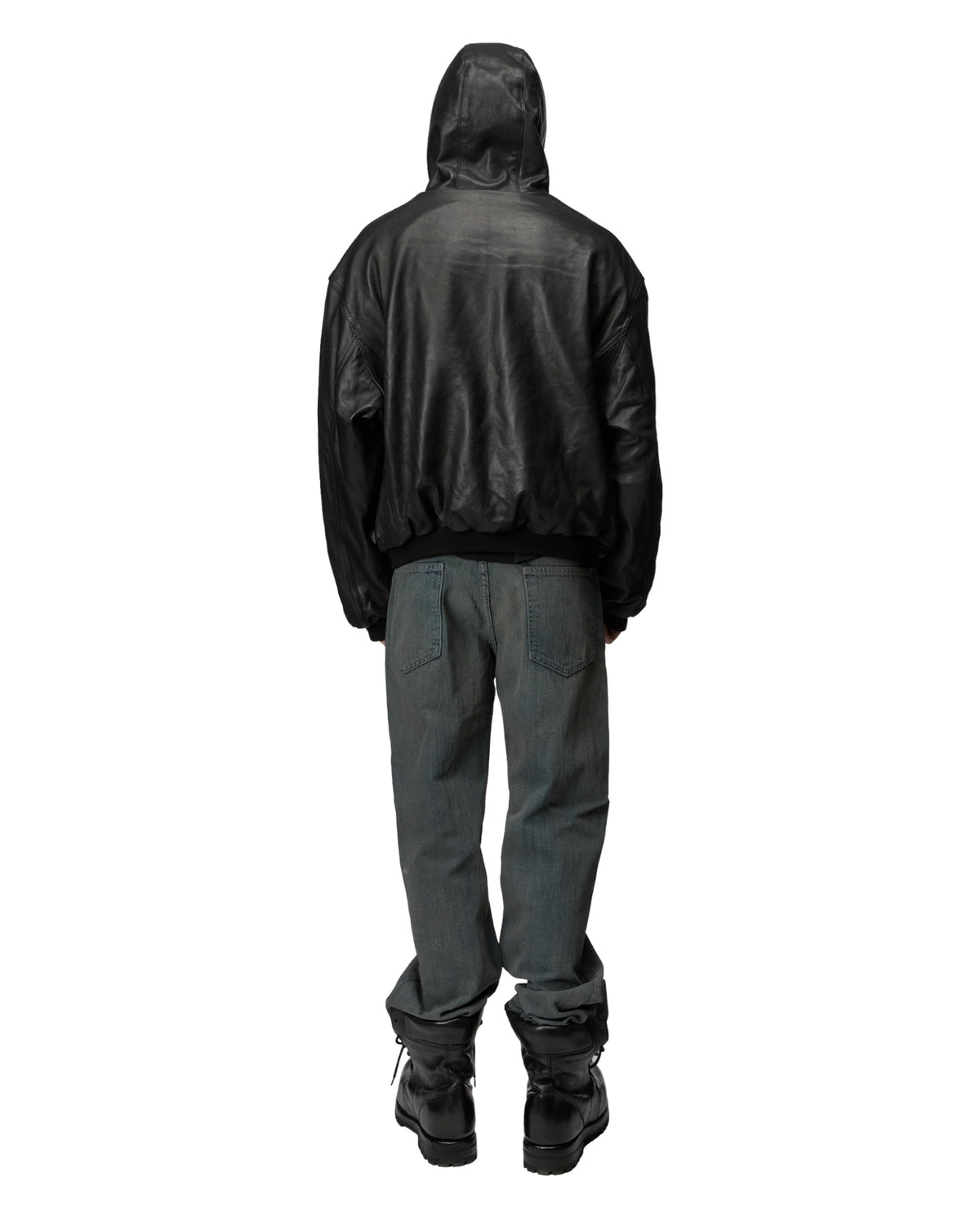 Alexander Digenova Leather Underground Jacket Black