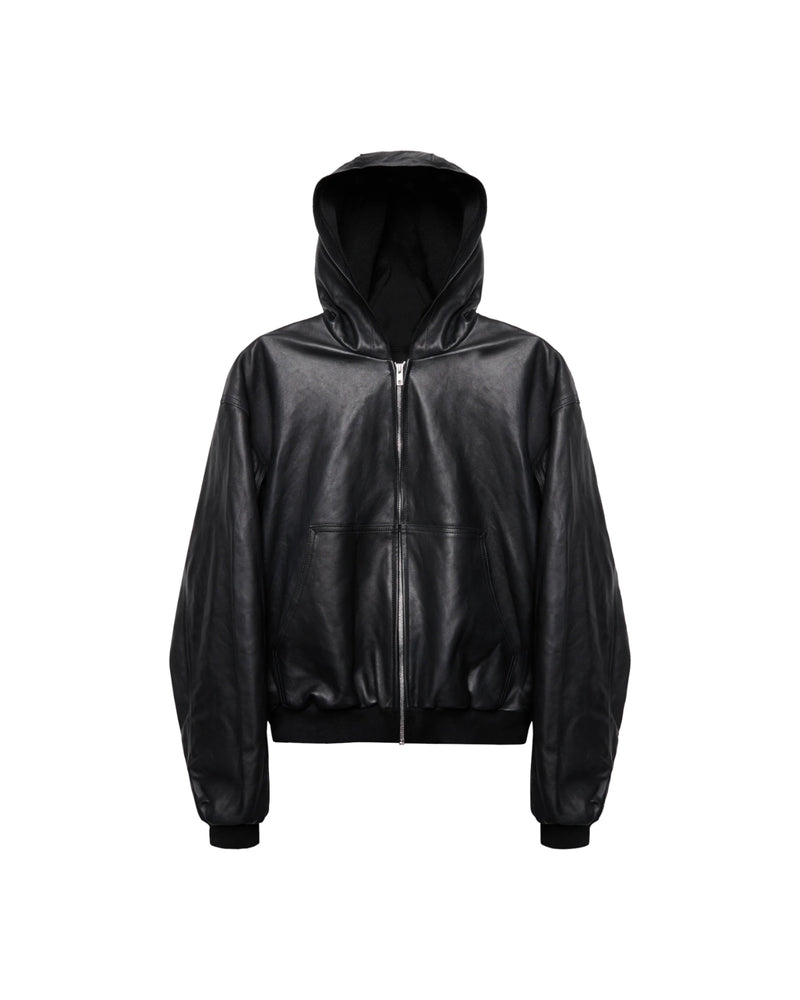 Alexander Digenova Leather Underground Jacket Black