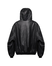 Alexander Digenova Leather Underground Jacket Black