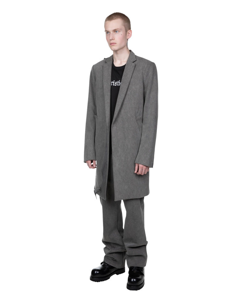Alexander Digenova Cut Out Coat Grey
