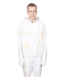 Alexander Digenova Cut Out Hoodie White