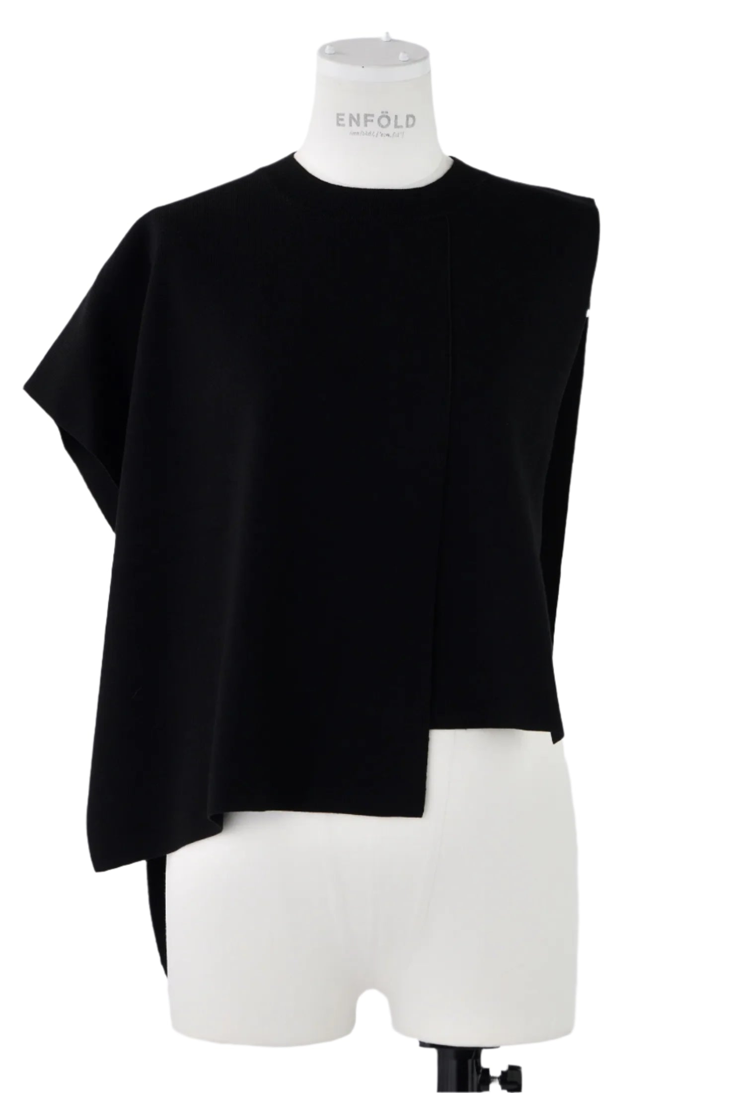 Enfold Cape Vest Black