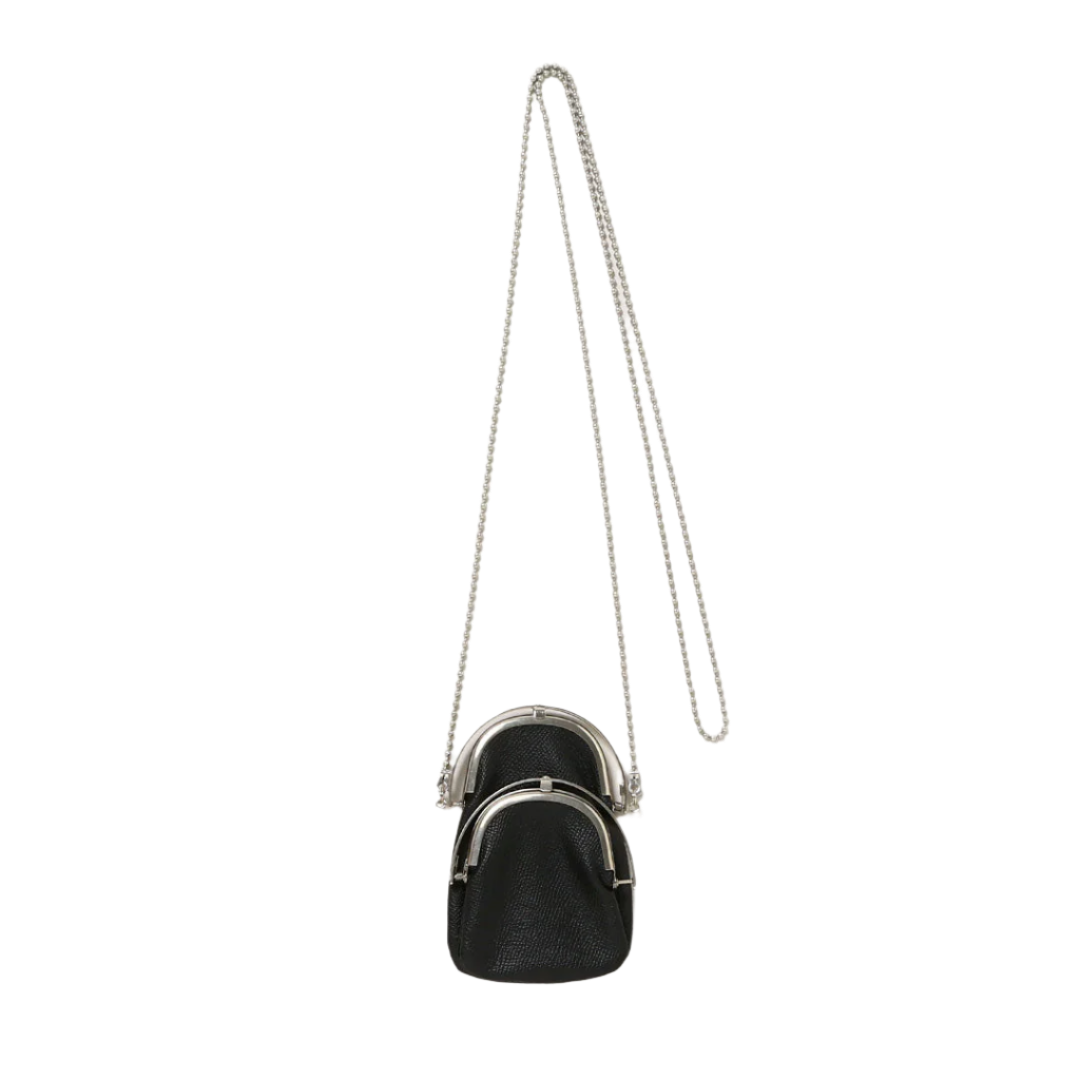 ED ROBERT JUDSON Chain Double Frame Purse Black