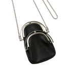 ED ROBERT JUDSON Chain Double Frame Purse Black