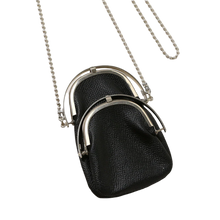 ED ROBERT JUDSON Chain Double Frame Purse Black