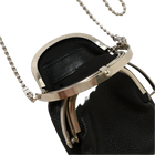 ED ROBERT JUDSON Chain Double Frame Purse Black