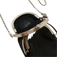 ED ROBERT JUDSON Chain Double Frame Purse Black