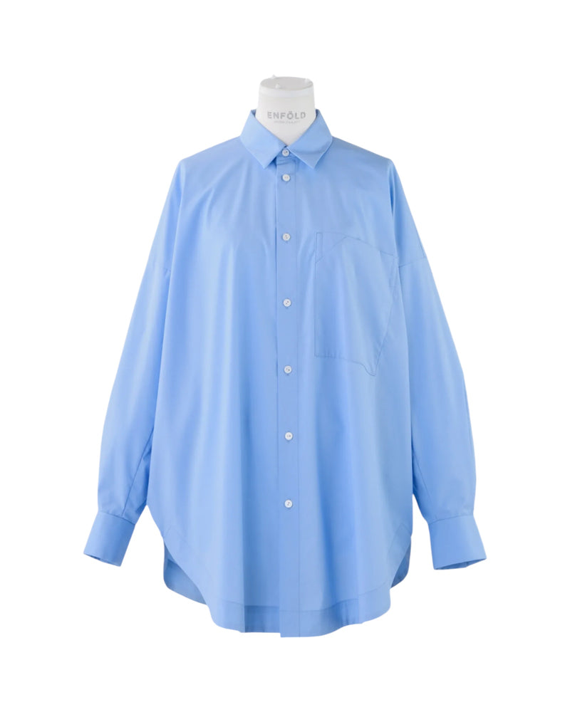 Enfold Circle Shirt Light Blue