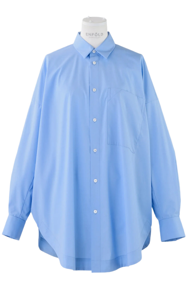 Enfold Circle Shirt Light Blue