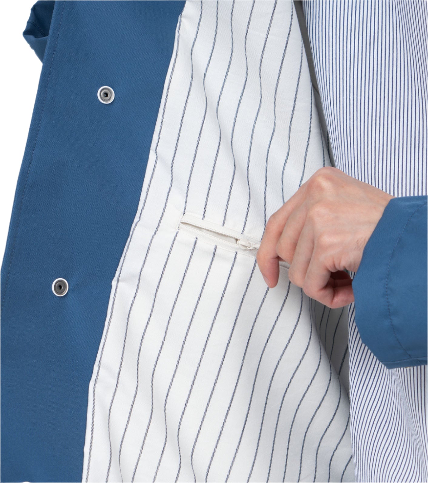 Nanamica 2L Gore-Tex Coach Jacket Sax
