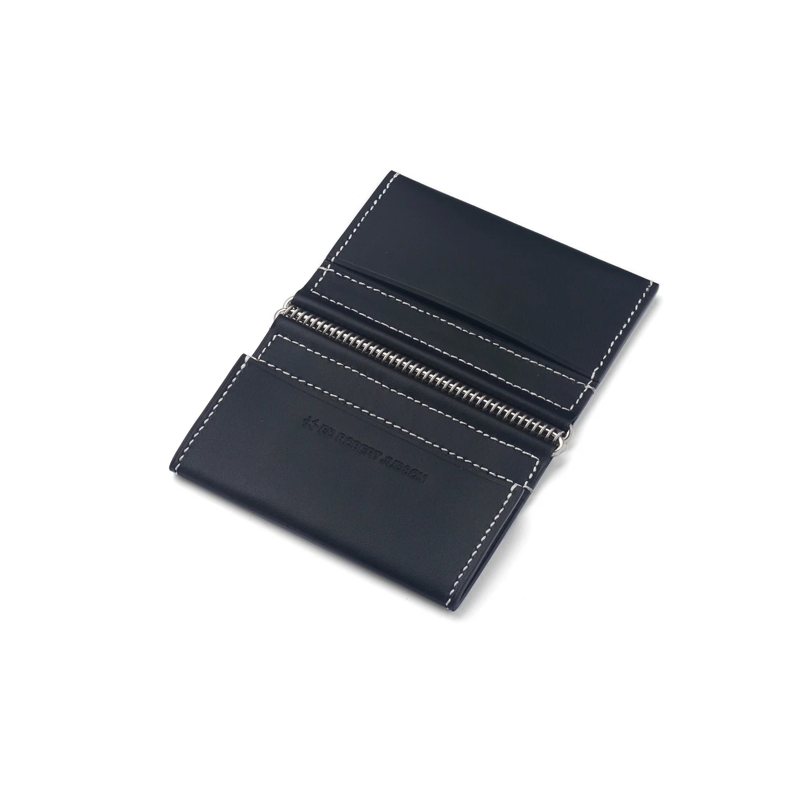 ED ROBERT JUDSON Coil Spring Card Case Black White