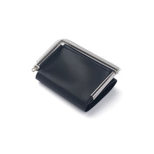 ED ROBERT JUDSON Coil Spring Trifold Wallet Black