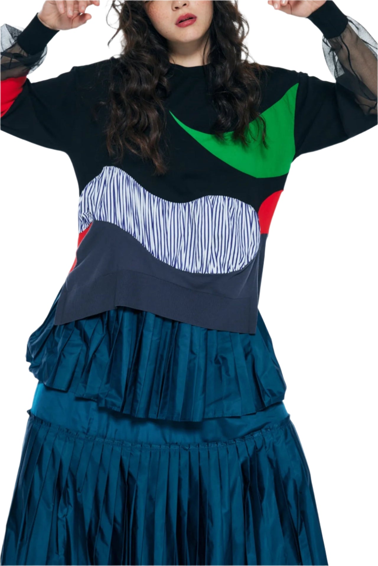 Enfold Mixed Colour Pullover Multi