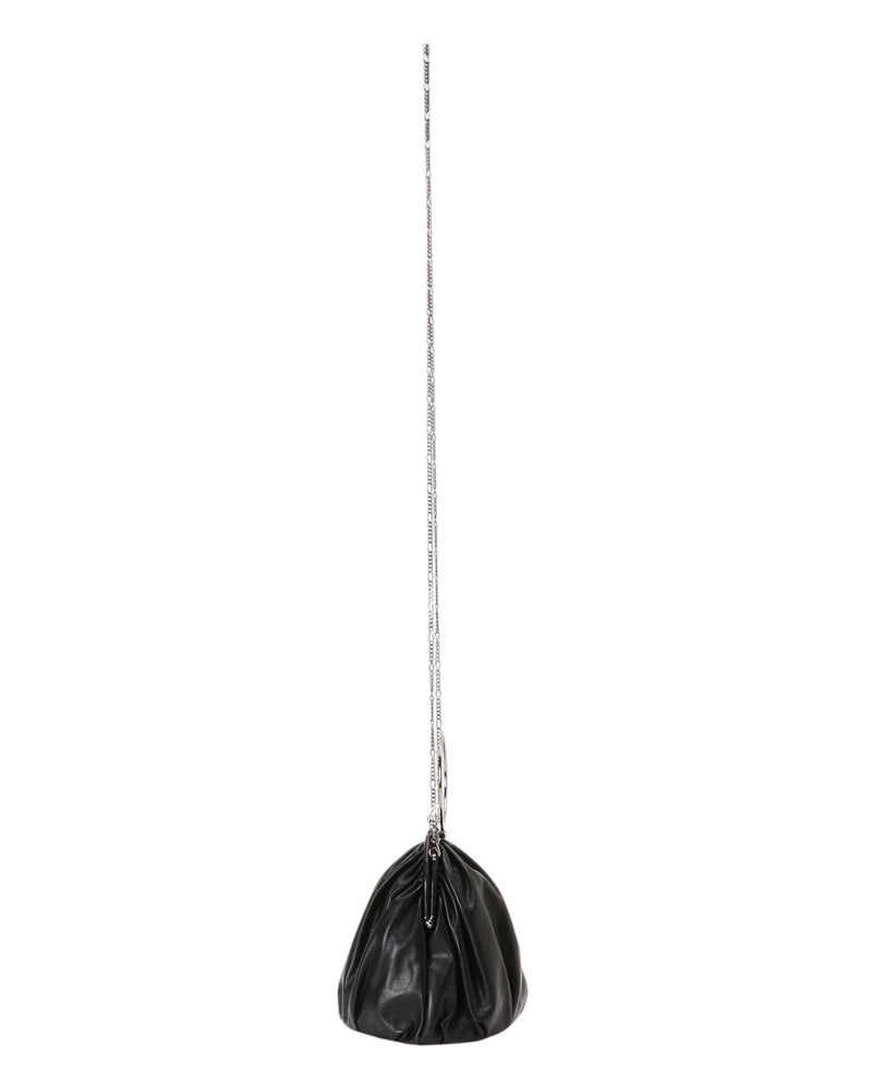 Discord by Yohji Yamamoto Drape Clasp Pouch Black