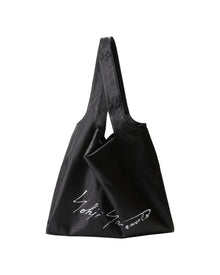 Discord by Yohji Yamamoto Dot Logo Tote Bag Large Black