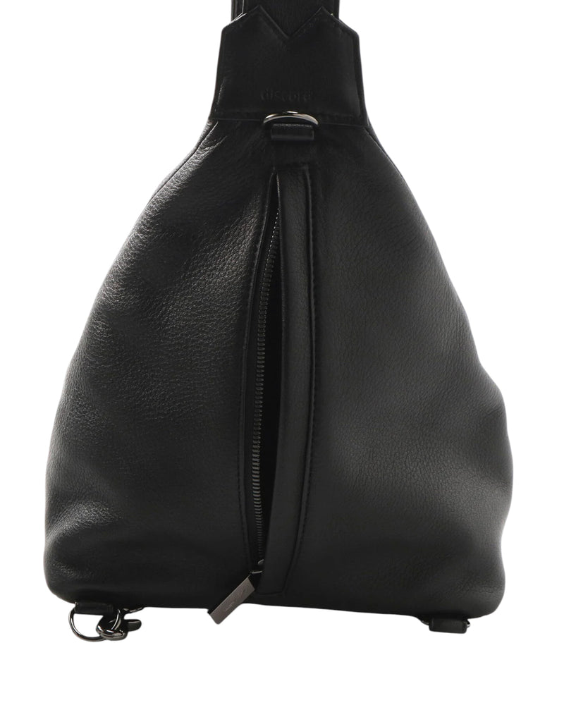 Discord by Yohji Yamamoto Tuck Sling Bag Small Black