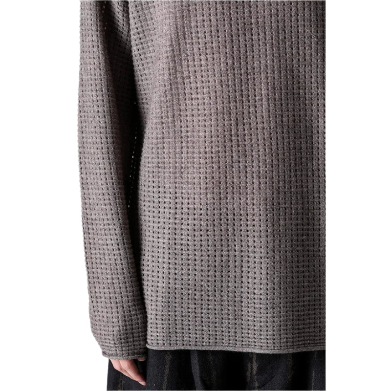 Devoa Knit Long Sleeve Grey