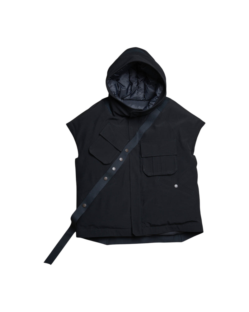 Devoa Down Vest Black