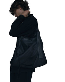 Discord by Yohji Yamamoto Drape Belt Tote Bag Black