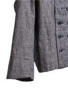 Peng Tai Double Breasted Working Shirt Ash Grey