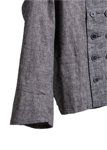Peng Tai Double Breasted Working Shirt Ash Grey