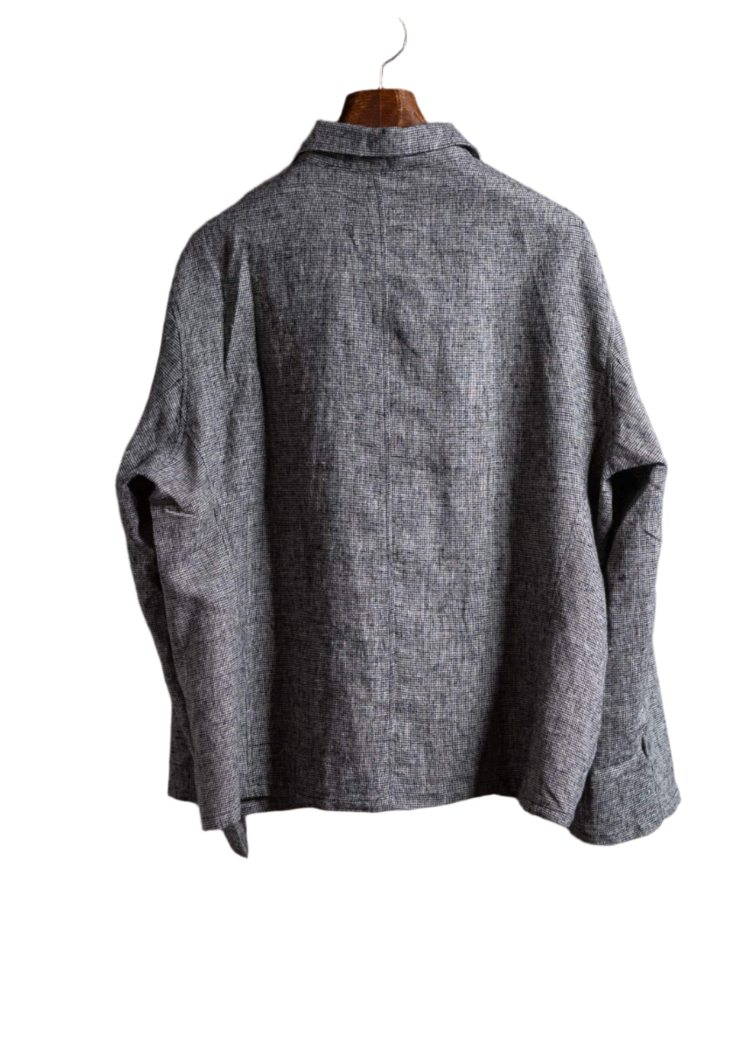 Peng Tai Double Breasted Working Shirt Ash Grey