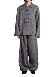 Peng Tai Double Breasted Working Shirt Ash Grey