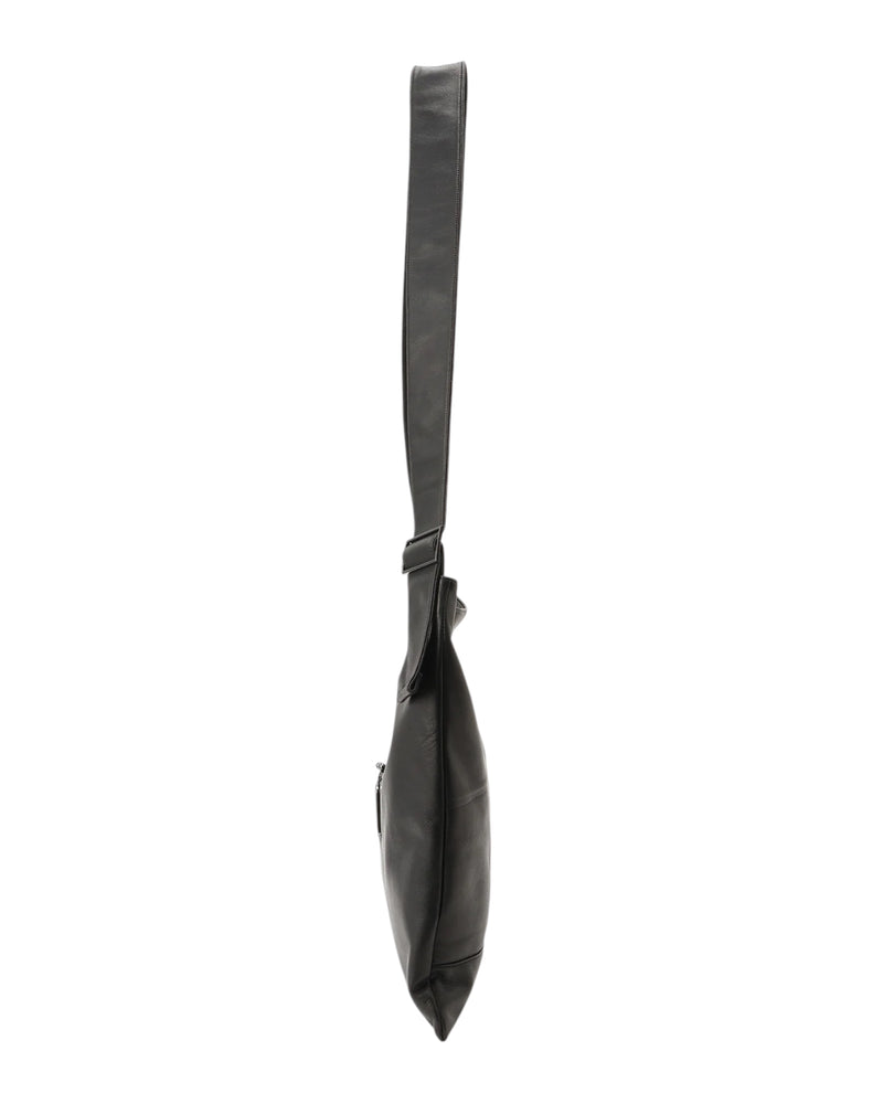 Discord by Yohji Yamamoto Clasp Pocket Shoulder Bag Black
