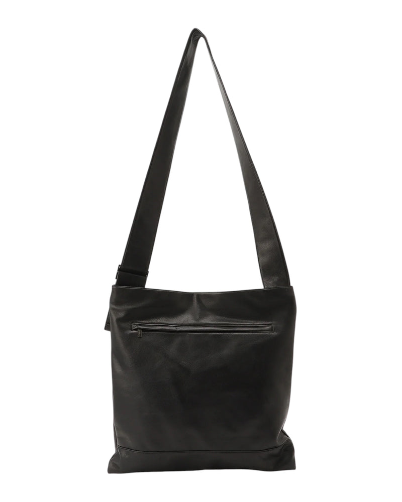Discord by Yohji Yamamoto Clasp Pocket Shoulder Bag Black